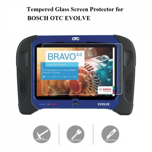 Tempered Glass Screen Protector Cover for BOSCH OTC EVOLVE 3896